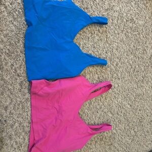 lululemon athletica Blue and Pink Align Tank Top Duo